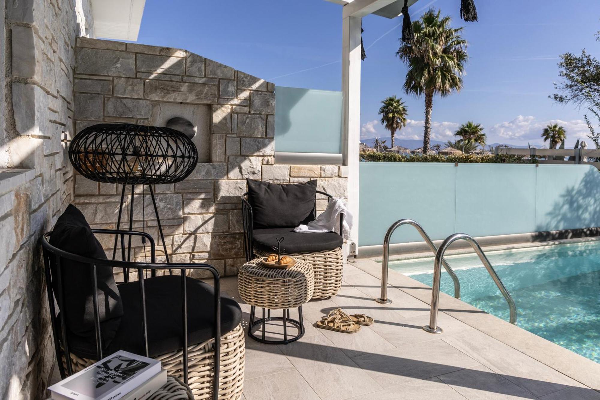 Blue Carpet Luxury Suites Pefkochori Eksteriør bilde